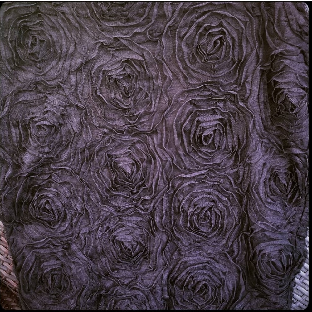 Beautiful fabric rose miniskirt